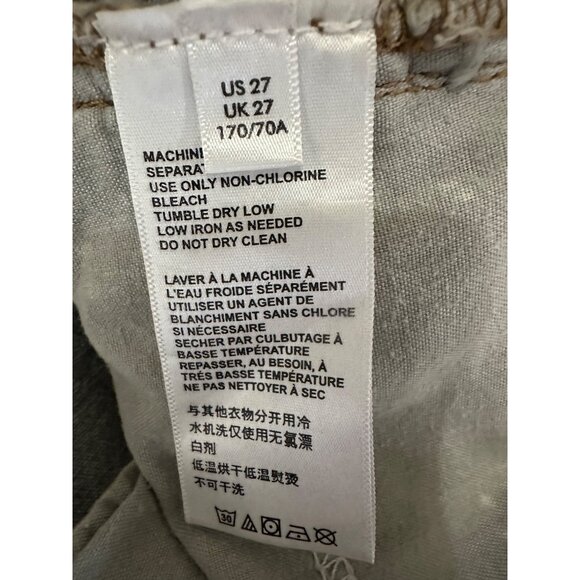 BDG Urban‎ Outfitters Gray Denim Mom High-Rise Cuffed Hem Women's Shorts Size 27 - Picture 6 of 9